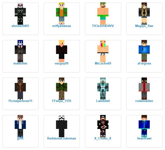 скачать скин лагера девушка